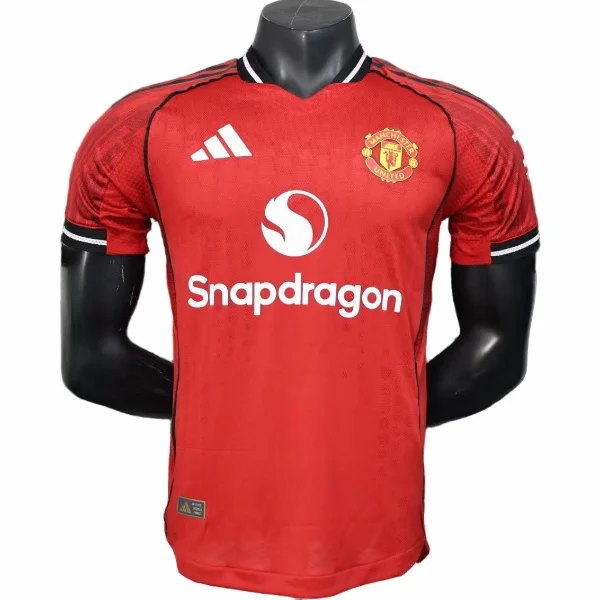Casa Jugadores Camiseta Manchester United 2025 2026 Rojo Manchester United Camiseta Edición Jugadores 2025 2026 Casa Roja - Camiseta Manchester United | 7camisetas