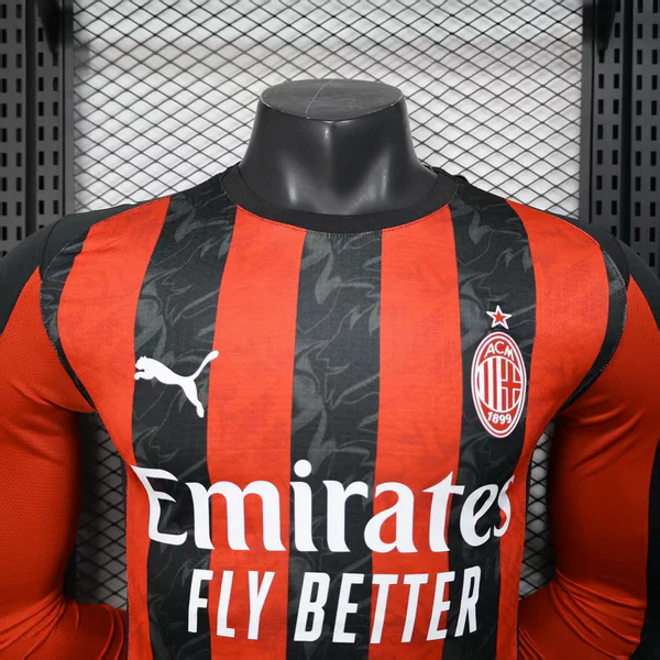 AC Milan Camiseta Edición Jugadores 2025 2026 Casa Roja - Camiseta Ac Milan | 7camisetas