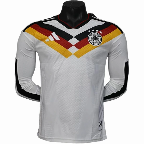 Casa Jugadores Camiseta Manga Larga Alemania 2026 Blanco Alemania Camiseta Edición Jugadores 2026 Casa Blanca - Camiseta Alemania | 7camisetas