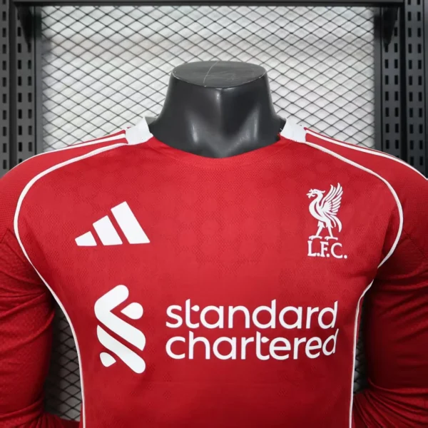 Liverpool Camiseta Edición Jugadores 2025 2026 Casa Roja - Camiseta Liverpool | 7camisetas