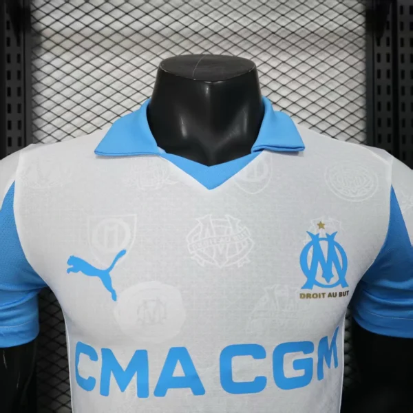 Marsella Camiseta Edición Jugadores 2025 2026 Casa Blanca - Camiseta Marsella | 7camisetas