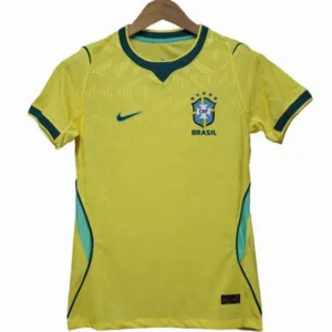 Brasil Mujer Camiseta Edición Jugadores 2026 Casa Amarilla - Camiseta Brasil Mujer | 7camisetas