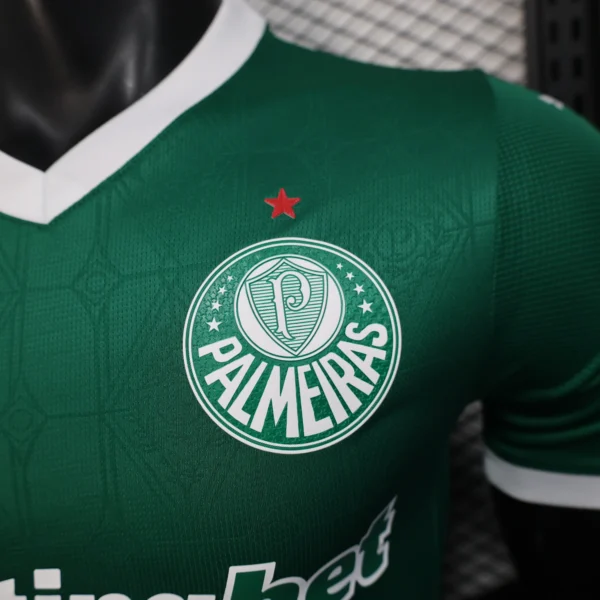 SE Palmeiras Camiseta Edición Jugadores 2025 2026 Casa Verde - Camiseta Kidsuper X Se Palmeiras Graphic Masculina | 7camisetas