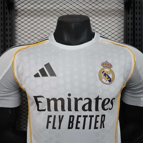 Real Madrid Camiseta Edición Jugadores 2025 2026 Casa Blanca - Camiseta Real Madrid | 7camisetas
