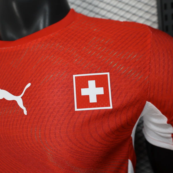 Suiza Camiseta Edición Jugadores 2026 Casa Roja - Camiseta Suiza Mundial 2026 | 7camisetas