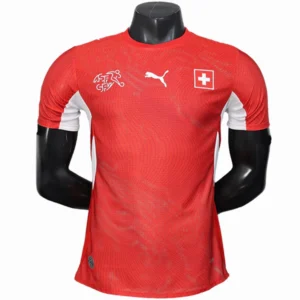 Suiza Camiseta Edición Jugadores 2026 Casa Roja - Camiseta Suiza Mundial 2026 | 7camisetas
