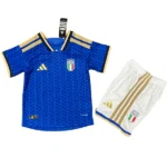 Italia Niños Conjunto Edición Jugadores 2026 Casa Azul - Equipación Italia Niños | 7camisetas