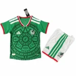 México Niños Conjunto Edición Jugadores 2026 Casa Verde - Playera Mexico 2026 Niños | 7camisetas
