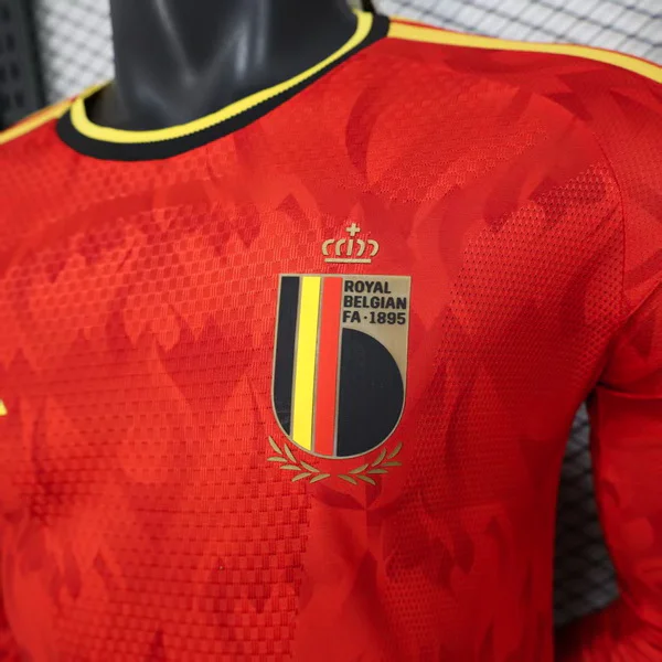 Bélgica Camiseta Edición Jugadores 2026 Casa Roja - Camiseta Bélgica Mundial 2026 | 7camisetas