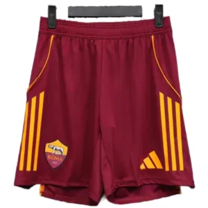 AS Roma Pantalones Edición Jugadores 2025 2026 Casa Rojo - Pantalón AS Roma | 7camisetas