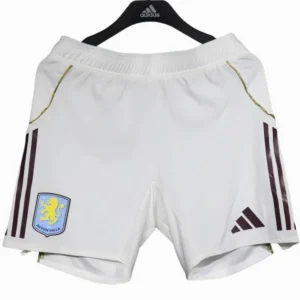 Aston Villa Pantalones Edición Jugadores 2025 2026 Casa Blanco - Pantalón Aston Villa | 7camisetas