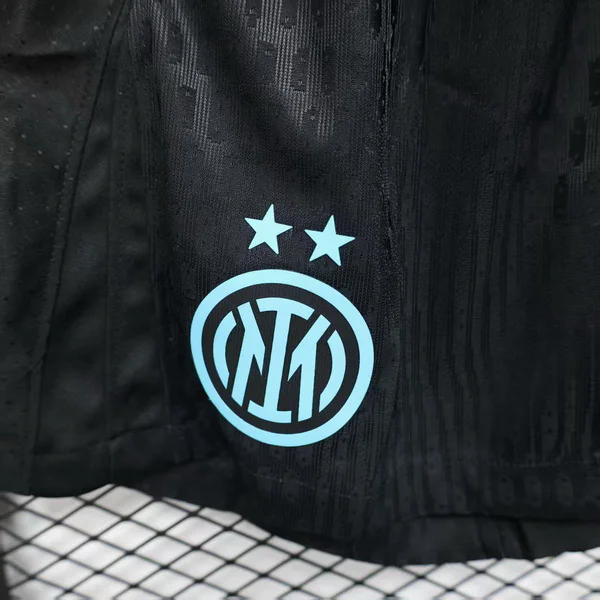 Inter Milán Pantalones Edición Jugadores 2025 2026 Casa Negro - Pantaloncini Inter Milán | 7camisetas