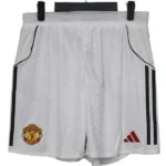 Manchester United Pantalones Edición Jugadores 2025 2026 Casa Blanco - Pantalón Manchester United | 7camisetas