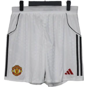 Manchester United Pantalones Edición Jugadores 2025 2026 Casa Blanco - Pantalón Manchester United | 7camisetas