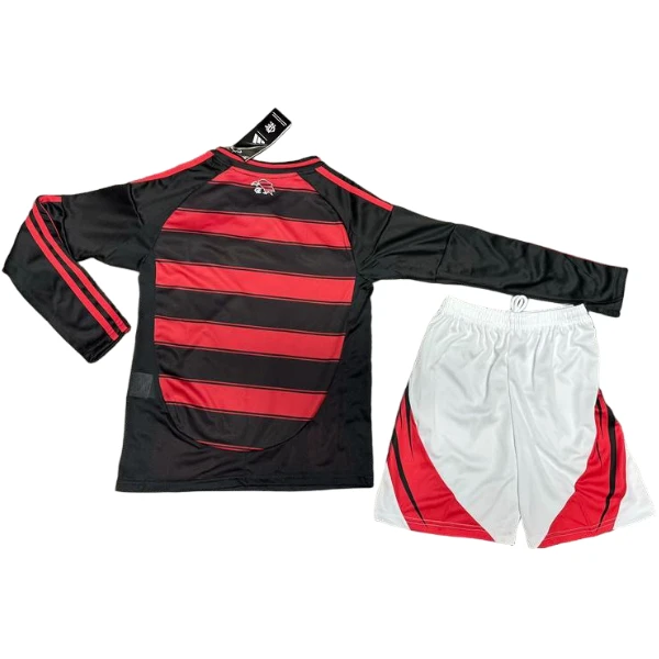 Flamengo Niños Conjunto 2025 2026 Casa Rojo - Tuta Flamengo Niños | 7camisetas