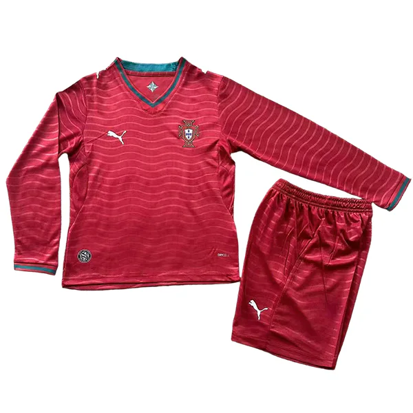 Portugal Niños Conjunto 2026 Casa Rojo - Equipación De Portugal Para Niños | 7camisetas