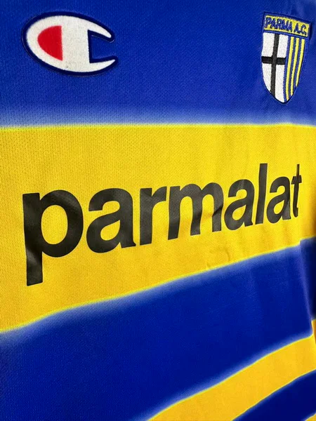 Parma Camiseta 2000 Casa Azul - Camiseta Real Madrid Parmalat | 7camisetas