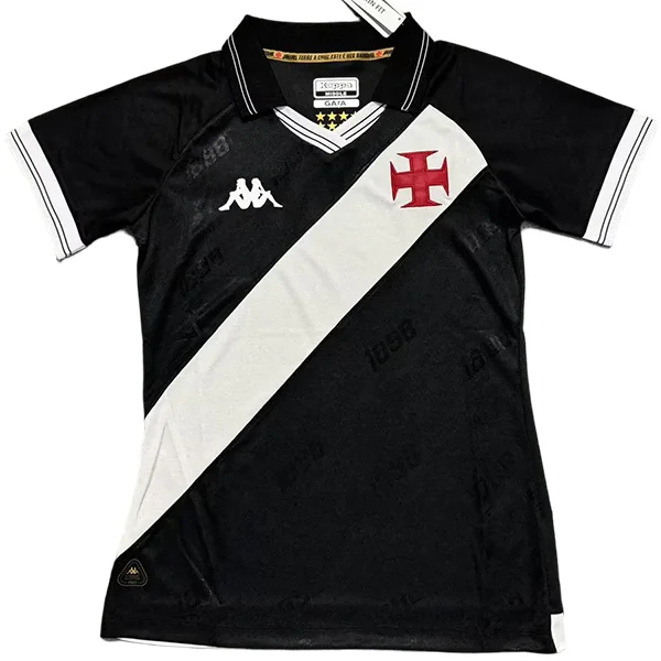 Casa Mujer Camiseta Vasco da Gama 2025 2026 Negro Vasco da Gama Mujer Camiseta 2025 2026 Casa Negra - Camiseta Vasco Da Gama Mujer | 7camisetas