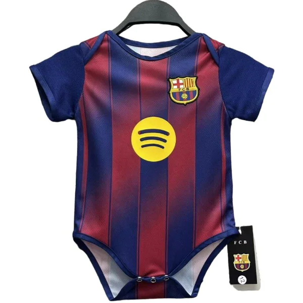 Casa Onesies Niños Barcelona 2025 2026 Azul Rojo FC Barcelona Niños Camiseta 2025 2026 Casa Azul - Equipacion Fc Barcelona Niños | 7camisetas