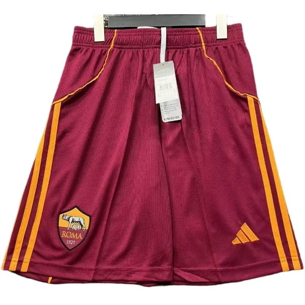 AS Roma Pantalones 2025 2026 Casa Rojo - Pantalón AS Roma | 7camisetas