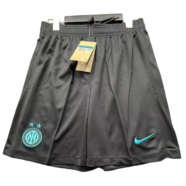 Inter Milán Pantalones 2025 2026 Casa Negro - Pantaloncini Inter Milán | 7camisetas
