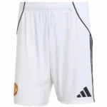 Manchester United Pantalones 2025 2026 Casa Blanco - Pantalón Manchester United | 7camisetas