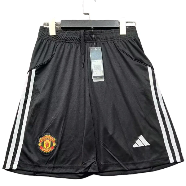 Manchester United Pantalones 2025 2026 Casa Negro - Pantalón Manchester United | 7camisetas