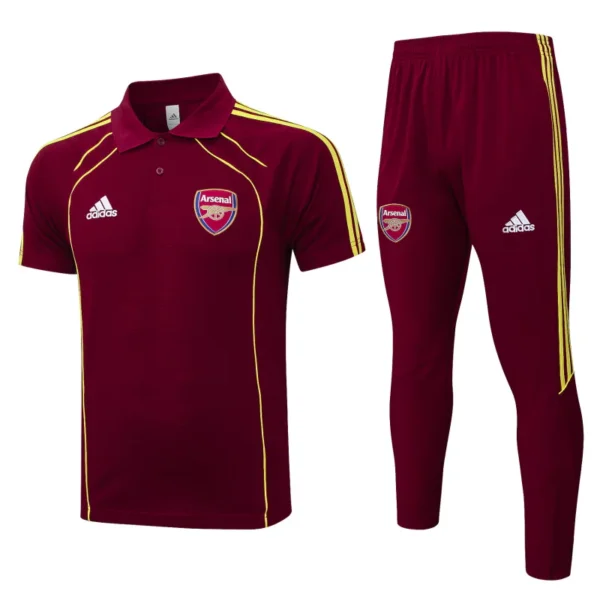 Conjunto Completo Polo Arsenal 2025 2026 Borgona Rojo Arsenal Conjunto 2025 2026 Rojo - Arsenal Barata | 7camisetas