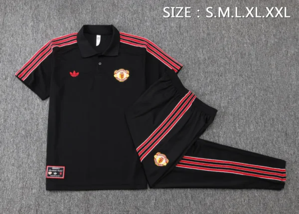 Manchester United Conjunto 2025 2026 Negro - Manchester United Barata | 7camisetas