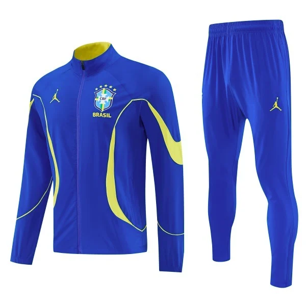 Conjunto Completo Rompevientos Brasil 2026 Azul Amarillo Brasil Conjunto 2026 Azul - Brasil Barata | 7camisetas