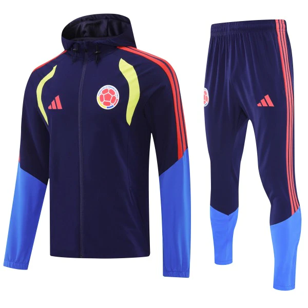 Conjunto Completo Rompevientos Colombia 2026 Azul Amarillo Colombia Conjunto 2026 Azul - Colombia Barata | 7camisetas