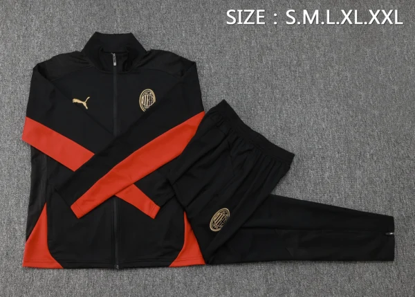 AC Milan Conjunto 2024 2025 Negro - AC Milan Barata | 7camisetas