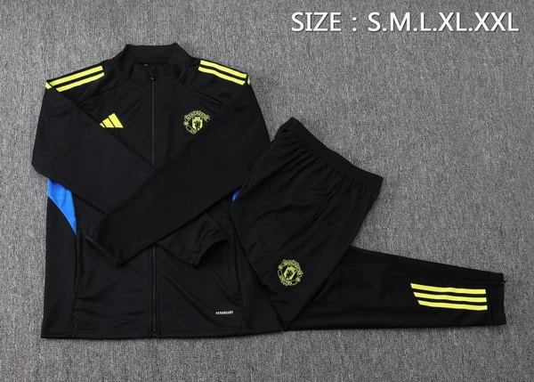 Manchester United Niños Conjunto 2025 2026 Negro - Manchester United Niños Economica | 7camisetas