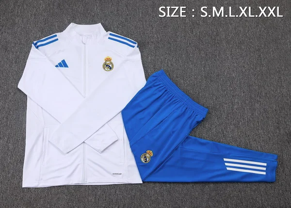 Real Madrid Niños Conjunto 2025 2026 Blanco - Tuta Real Madrid Niños | 7camisetas