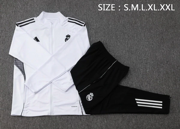 Real Madrid Niños Conjunto 2025 2026 Blanco - Tuta Real Madrid Niños | 7camisetas