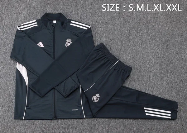 Real Madrid Niños Conjunto 2025 2026 Gris - Tuta Real Madrid Niños | 7camisetas