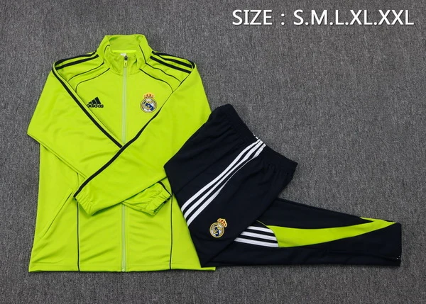 Real Madrid Niños Conjunto 2025 2026 Verde - Tuta Real Madrid Niños | 7camisetas