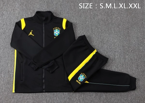 Brasil Niños Conjunto 2026 Negro - Equipacion Brasil Niños | 7camisetas