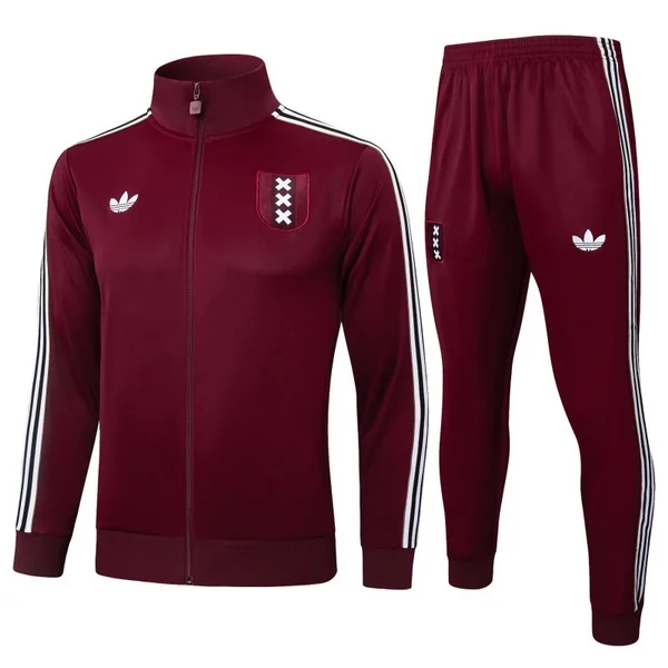 Conjunto Completo Ropa Deportiva Con Cremallera Larga Niños Ajax 2025 2026 Rojo Blanco Ajax Niños Conjunto 2025 2026 Rojo - Ajax Niños Barata | 7camisetas