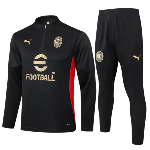 AC Milan Conjunto 2024 2025 Negro - AC Milan Barata | 7camisetas