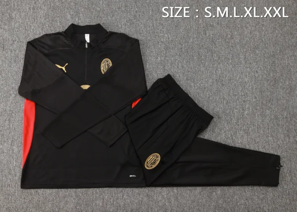 AC Milan Conjunto 2024 2025 Negro - AC Milan Barata | 7camisetas