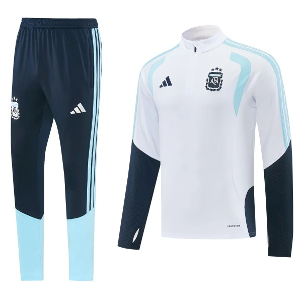 Conjunto Completo Sudadera Entrenamiento Argentina 2026 Blanco I Azul Argentina Conjunto 2026 Blanco - Argentina Barata | 7camisetas