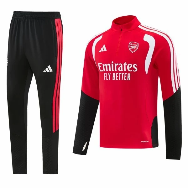 Conjunto Completo Sudadera Entrenamiento Arsenal 2026 2027 Rojo I Negro Blanco Arsenal Conjunto 2026 2027 Rojo - Arsenal Barata | 7camisetas