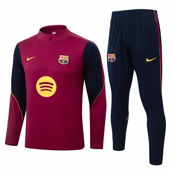 Conjunto Completo Sudadera Entrenamiento Barcelona 2026 2027 Azul Marino Rojo FC Barcelona Conjunto 2026 2027 Azul - FC Barcelona Barata | 7camisetas