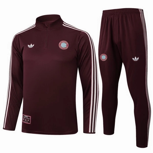 Conjunto Completo Sudadera Entrenamiento Bayern Múnich 2025 2026 Borgona Bayern Múnich Niños Conjunto 2025 2026 - Tuta Bayern Múnich Niños | 7camisetas