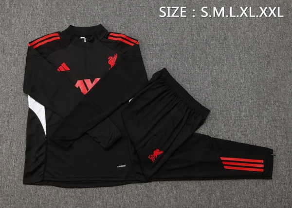 Liverpool Niños Conjunto 2025 2026 Negro - Equipacion Liverpool Niños | 7camisetas