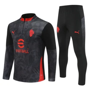 AC Milan Niños Conjunto 2025 2026 Negro - Tuta AC Milan Niños | 7camisetas