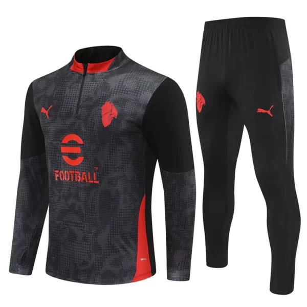 AC Milan Niños Conjunto 2025 2026 Negro - Tuta AC Milan Niños | 7camisetas