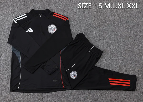 Ajax Niños Conjunto 2025 2026 Negro - Ajax Niños Barata | 7camisetas