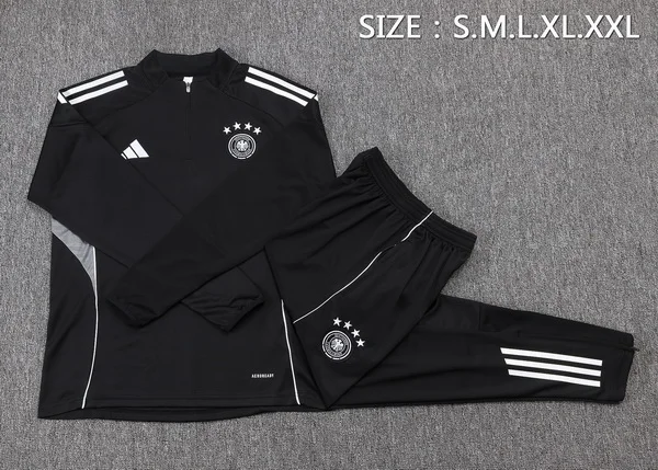 Alemania Niños Conjunto 2025 Negro - Equipacion Alemania Niños | 7camisetas